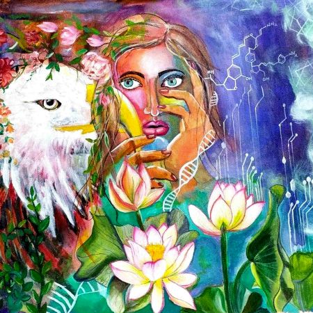 Expect A New Vision Canvas Painting by Artist Snehaprava Maharana